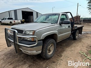 2004 Chevrolet Silverado 2500 HD 4x4 Flatbed Pickup W/Bale Bed | Transportation