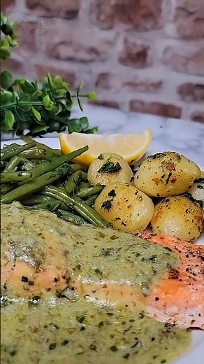 Saumon HD 1080pSaumon Grillé & Sa Sauce Beurre-Citron ✨