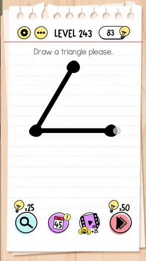 Brain test level 243 solution