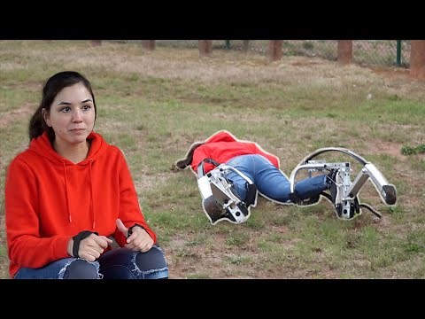 These Jumping stilts let you Jump 6ft in the air...