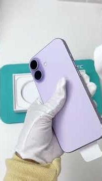Immersive packing of the iPhone 17 in lavender purple ~ #packingvideo #iPhone #AppleMobile
