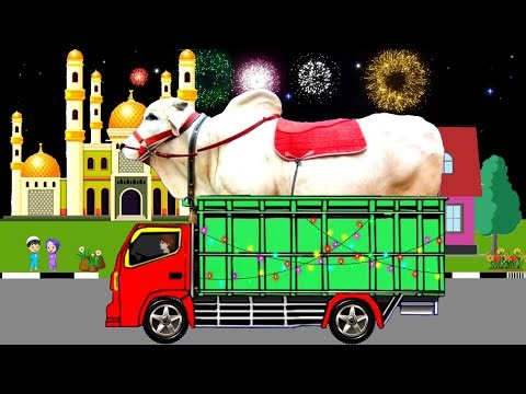 Sapi Kurban Raksasa diangkut Truk Oleng Takbir Keliling Idul Adha 2026