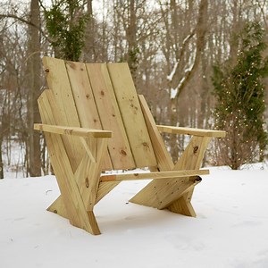 60K views · 341 reactions | Build this easy Adirondack chair in a afernoon for only about $30-40! Full plans: https://rogueengineer.com/easy-diy-modern-adirondack-chair-plans/ | Rogue Engineer | Facebook