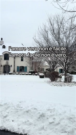 l'amore vero non è facile. l'amore facile non è vero.