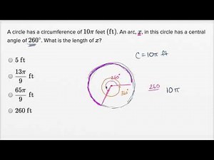 Circle theorems — Harder example | Math | SAT | Khan Academy