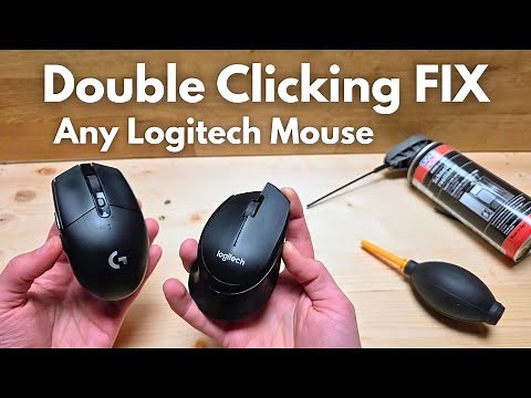 How to FIX Double Clicking Problem on ANY Logitech Mouse