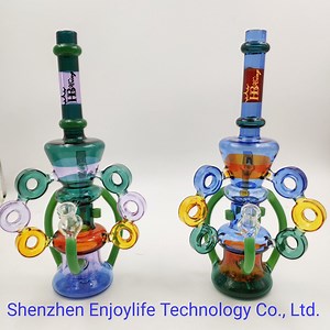 [Hot Item] 2025 Hbking Brand Thick Borosilicate Glass Beaker Smoking Water Pipes