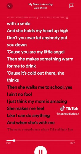 Zain Bhikha My Mum is Amazing - Lyrics and Video