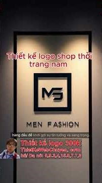 Thiết kế logo shop thời trang nam