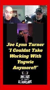 Singer Joe Lynn Turner Talks About Working With Guitarist Yngwie Malmsteen! #JoeLynnTurner #Yngwie