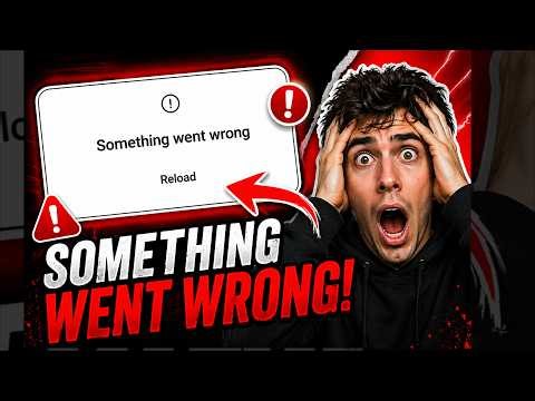 Something Went Wrong Reload Error On Google Chrome Windows 11/10 - 2026 - Fix
