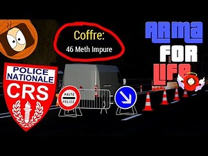 POLICE CRS : CONTRÔLE ROUTIER SUR L'AUTOROUTE = DROGUES 🚓 ! | ARMA FOR LIFE