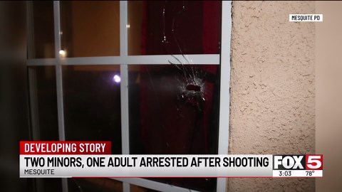 3 men arrested following home invasion shooting in Mesquite