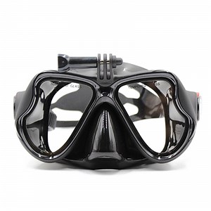 [Hot Item] Dive Glasses Free Diving Tempered Glass Diving Mask with Gopro Mount