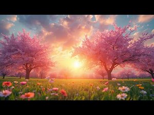 Relaxing Spring Flowers 4K | Nature TV Art Framed Screensaver | Spring Ambience Loop