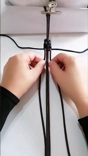 TUTORIAL 👆 Paracord Thread Bracelet for Men