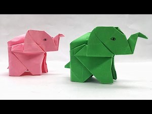 Origami Elephant by Fumiaki Kawahata - DIY Tutorial by Paper Folds - 995