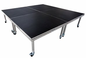 [Hot Item] Aluminum Movable Stage Platform with Wheels