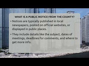 What Is A Public Notice From The County? - CountyOffice.org