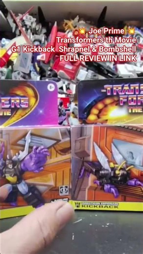 Walmart score Transformers the Movie G1 Insecticons Bombshell Kickback Shrapnel #toy #g1transformer