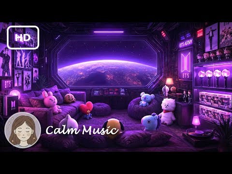 BTS Space Lounge 🌙 Relaxing BTS Piano Instrumental [1 Hour] • Space Ambience Covers by DooPiano