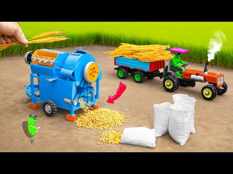 40 Minutes Top most creative Diy mini tractor videos of agricultural | Diy mini threshing machine