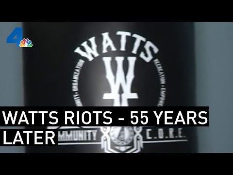 Watts Riots Remembered 55 Years Later | NBCLA