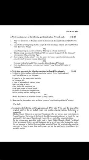 Dear Class 12 Students: NEB Compulsory English Model Question Paper !#neb #english