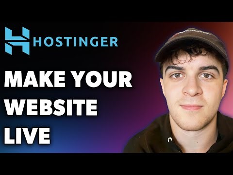 How to Make Your Website Live on Hostinger (Full 2025 Guide)