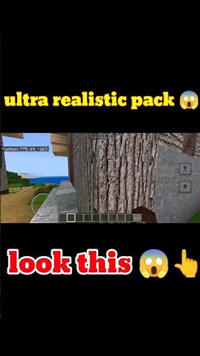 ULTRA REALISTIC PACK FOR MINECRAFT #minecraft #realistic #java #bedrock #shorts #mods