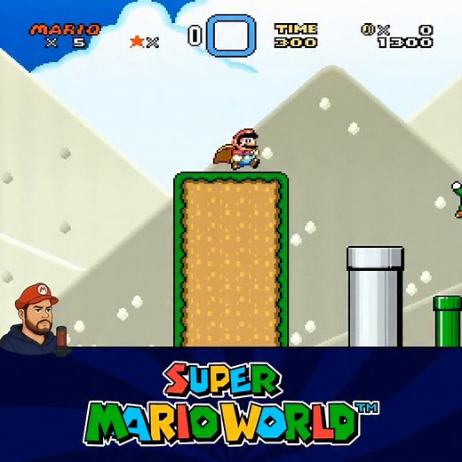 Super Mario World (SNES) Tubular #SuperMarioWorld #SuperNintendo #snes | Diego Espindola