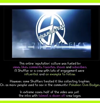 SHUFFLE TIMELINE | Online Crews, Over-editing, Tryout Videos | 4