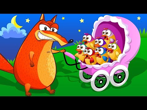 Ten Little Chicken - Learn to Count 1-10 | Kids Songs and Nursery Rhymes by Fox and Chicken Part 2