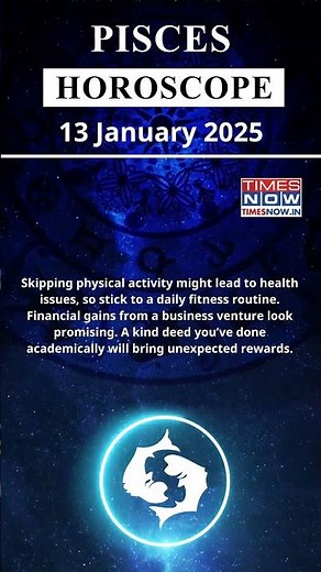 Pisces Horoscope| 13 Jan Zodiac | Astrology & Prediction of the Day | #Short #Rashifal #horoscope