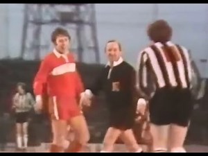 Middlesbrough v Newcastle Utd 1975-76 MADDREN NATTRASS GOAL