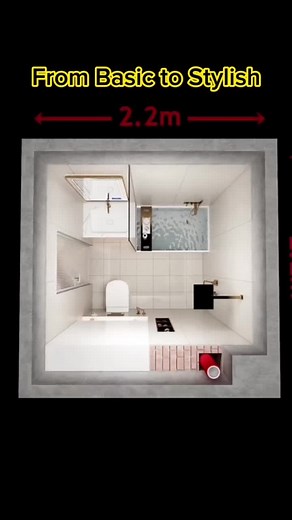 Replying to @tampahomeswithlala Elevate your bathroom game from basic to stylish with this layout!🚿 #bathroommakeover #bathroom #homerenovation #homeupgrades #homeimprovement #interior #fyp