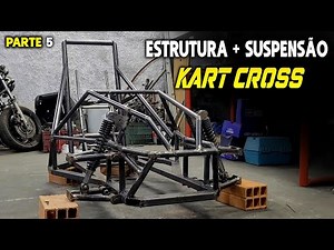 We created the front suspension and dashboard for the Kart Cross.