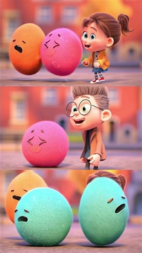 🌈 Fun Playtime with Colorful Ball and Friends ⚽✨