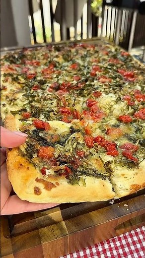 🍻🍅Focaccia messinese - super soft and delicious! #adv