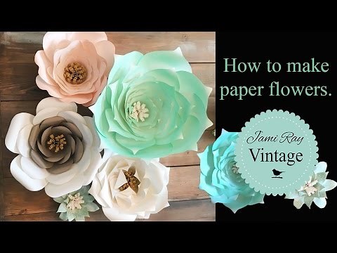 How To Make Paper Flowers