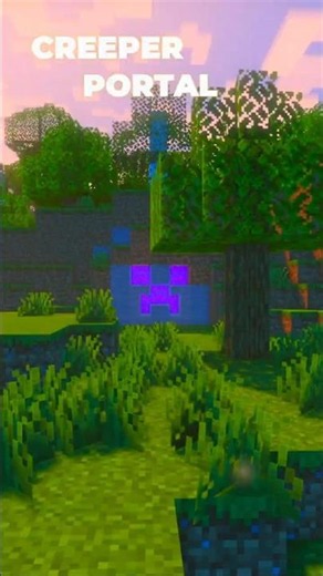 Minecraft Creeper Portal GUIDE #shorts #minecraft