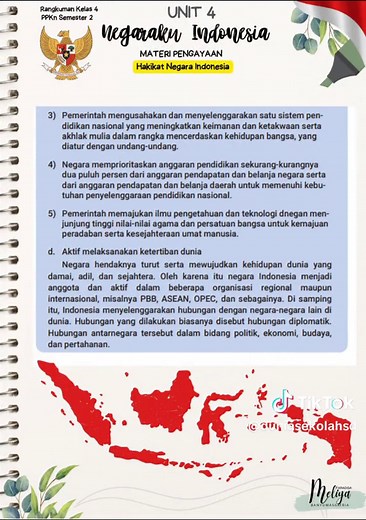 Rangkuman Materi Pendidikan Pancasila Kelas 4