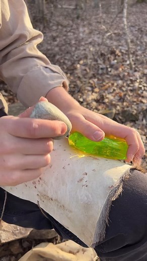 20M views · 859K reactions | My first Uranium Glass Point. HUGE thank...