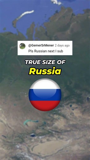 Why Maps Make Russia Look Huge 🗺️