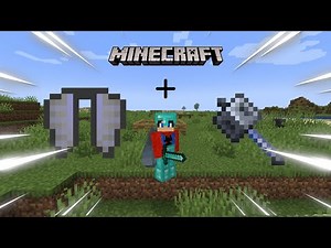 Minecraft Elytra + Mace + Firework Rocket Combo!