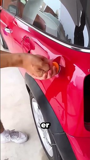 How to fix a huge dent in your car in seconds?