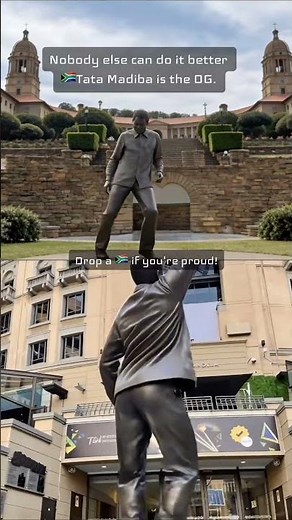 Legends never die. Nelson Mandela dancing in Sandton 🇿🇦🕊️