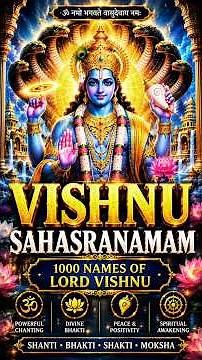 Vishnu Sahasranamam | Superfast - 3 Minutes |🙏 Most Powerful Vishnu Mantra - 1000 Names of Vishnu