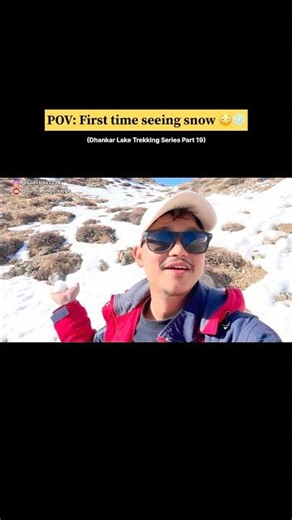 First Time Seeing REAL Snow 😳❄️ | My Reaction Says It All