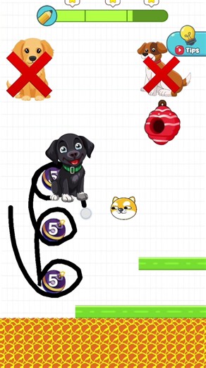 Save the Puppy Challenge 🐝💣 Can You Solve This Tricky Puzzle?#dog #gameplay #rescue #puzzle